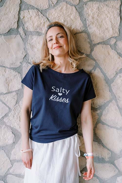 T-Shirt „Salty Kisses", Mum-Edition
